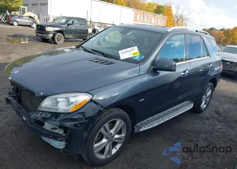 2012 Mercedes-Benz Ml 350 4Matic из США, поврежденный, VIN 4JGDA5HB9CA031078